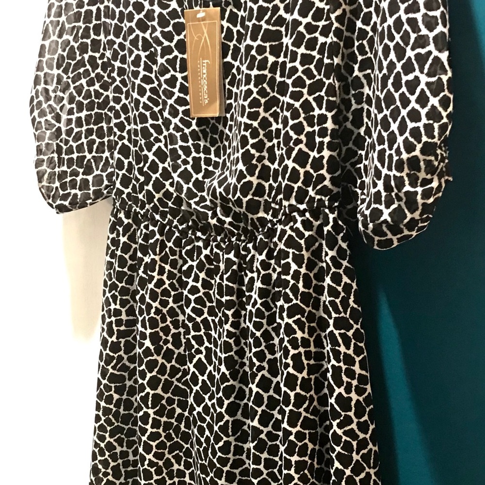 Brand new black and white Francesca dress.